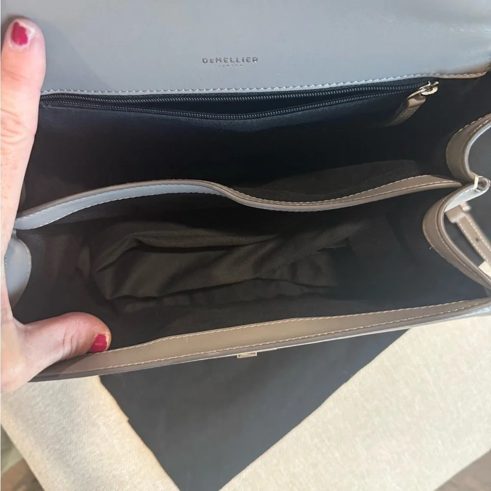 Demellier Midi Paris in Stone Grey - Picture 11 of 14